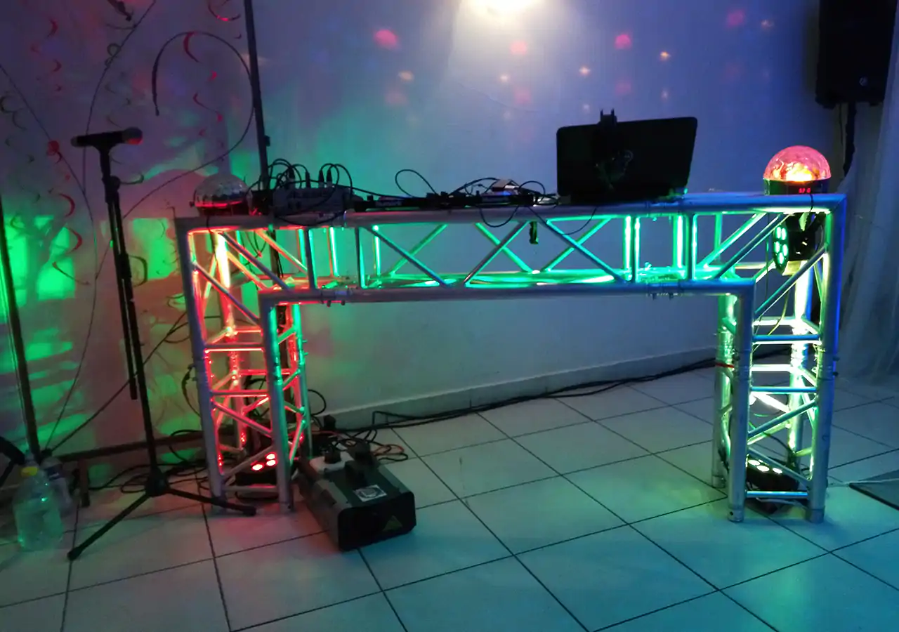 estructura para fiestas